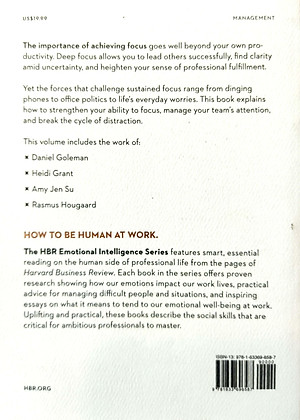 Focus (HBR Emotional Intelligence Series)