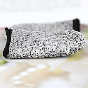 8pcs Reusable Finger Cots Cut Resistant Protection Fingertip Sleeves Caps Covers