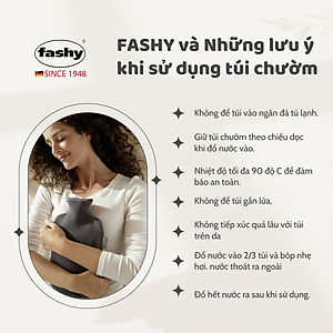 Túi chườm nóng lạnh Fashy Đức dòng bọc lông cừu phù hợp cho người lớn