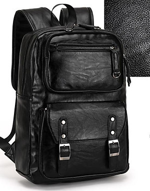 Ba lô da bò nam công suất lớn phong cách châu âu