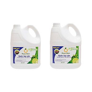 Nước Lau Sàn  Peace Mass TD Chanh Sả - Bạc Hà  Can 3.6 lít