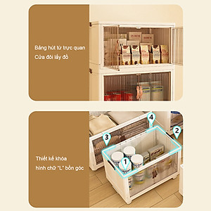 Tủ Nhựa Đa Năng 3 4 5 Tầng Chính Hãng Giải Pháp Lưu Trữ Thông Minh Để Đồ Di Động