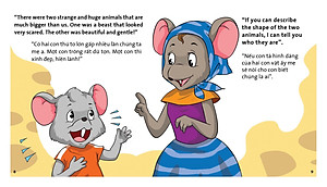 Truyện tranh ngụ ngôn dành cho thiếu nhi ( Song ngữ Anh- việt ) Chuột gà trống và mèo