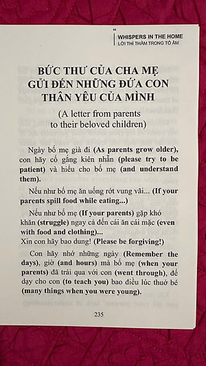 Bộ 3 Sách Song Ngữ: Lời thì thầm trong tổ ấm + Lời thì thầm với cha + Lời thì thầm với mẹ - Đầy Đủ File Nghe