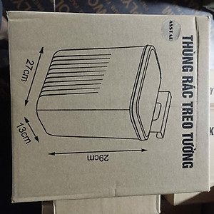 Thùng Đựng Rác Treo Tường Thông Minh Treo Tủ Bếp Có Nắp Trượt – Hàng Chính Hãng [Được đồng kiểm]