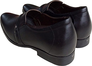 Giày tây nam tăng chiều cao Trường Hải da bò cao cấp cao 6.5 cm đế cao su Giày đươc gia công tại xưởng trường Hải GTN0125
