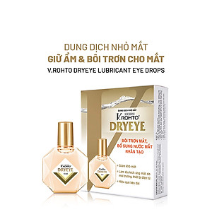 Nước nhỏ mắt cấp ẩm & bổ sung nước mắt nhân tạo V.Rohto DryEye 13ml