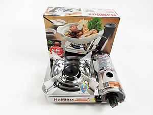 Bếp ga mini siêu nhỏ gọn Namilux chất liệu inox cao cấp an toàn-Hàng chính hãng