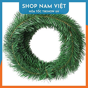 Cuộn Lá Thông Giả Dễ Uốn Trang Trí Giáng Sinh Dài 5.5 Mét