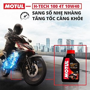 Dầu nhớt xe máy MOTUL H-TECH 100 4T 10W40 1L