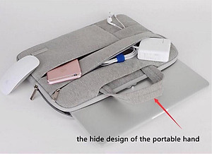 TÚI XÁCH, CẶP XÁCH CHỐNG SỐC CHO MACBOOK, SURFACE, LAPTOP CÓ DÂY ĐEO VAI