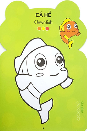 Sách Tô Màu Hoàng Tử Ếch - Động Vật Dưới Biển