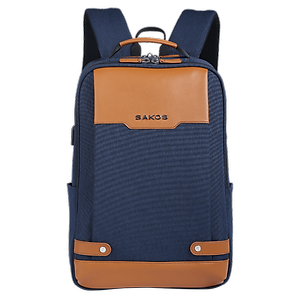 Balo Laptop Du Lịch Thời Trang Cao Cấp SAKOS MATURA Phối Da Dành Cho Laptop 15.6 Inch (15.6")