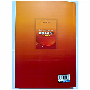 Sách Bình Luận Khoa Học Luật Đất Đai năm 2024 - V2480TP