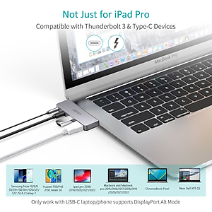 Hub Chuyển Đổi Type C to HDMI 4K 60Hz, Type C PD 60W, USB 2.0, AUX 3.5mm (4 In 1) CHOETECH HUB-M13 - Hàng Chính Hãng