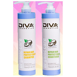 Bộ GỘI - XẢ phục hồi và giữ màu Diva (500 ML)