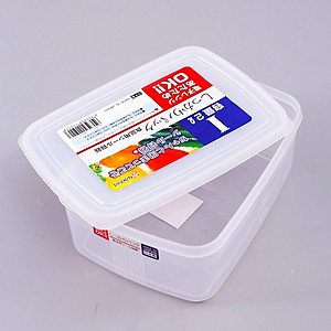 Bộ 2 hộp bảo quản thực phẩm đa năng và tiện lợi dung tích 2000ml - Hàng nội địa Nhật Bản.