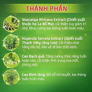 Hoạt Huyết Minh Não Khang Extra Dân Khang Giúp Hoạt Huyết Dưỡng Não Ngủ Ngon Giảm Rối Loạn Tiền Đình Hộp 20 Viên