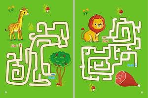 Bộ sách Trò chơi MÊ CUNG phát triển trí tuệ 1234 - phiên bản Wipe Clean: Viết xóa được (dành cho trẻ từ 2-6 tuổi)