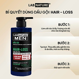 Dầu gội LAB NATURE Men Hair-loss - Công Nghệ Giảm Rụng Tóc - 470g