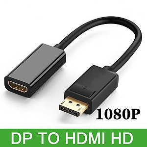 Dây Cáp Chuyển Đổi DisplayPort Sang HDMI màu đen Displayport To HDMI Hàng Nhập Khẩu