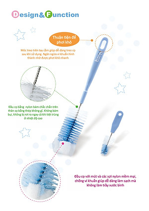 BỘ 2 CỌ RỬA BÌNH SỮA KUKU KU5302