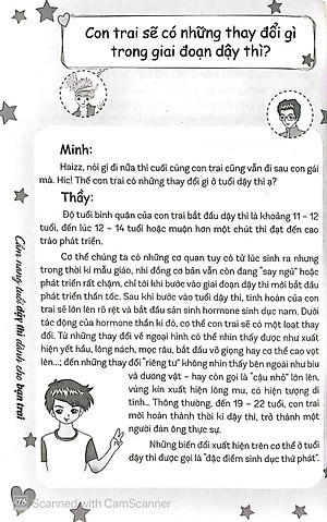 Sách Cẩm Nang Tuổi Dậy Thì Dành Cho Bạn Trai