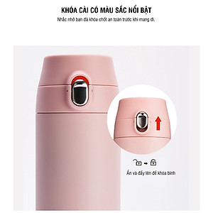 Bình Giữ Nhiệt LocknLock Featherlight One-touch Tumbler LHC3257 500ml