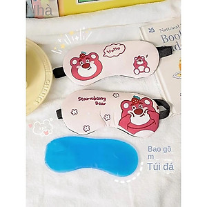 Bịt mắt ngủ có túi giải nhiệt làm mát mắt