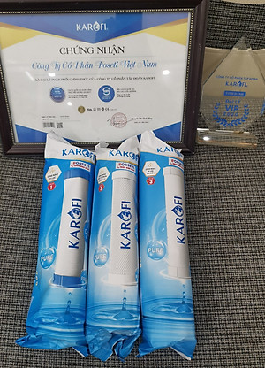 Bộ lõi lọc nước Karofi thay thế cho máy lọc nước Karofi KAD-D66 - Hàng chính hãng