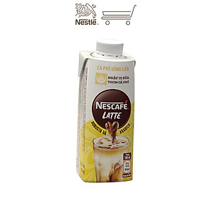 Lốc 6 hộp cà phê uống liền Nescafé Latte (hộp 180ml)