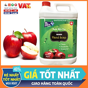 Combo 2 can Nước rửa tay khử mùi Mr.Fresh 5L Hương Quế & Hương Táo (5l/can)