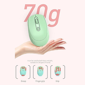 Chuột Không Dây PIX-LINK P100 Wireless 2.4Ghz Sạc Pin, Chống Ồn, DPI1600 Dùng Cho Máy Tính, Laptop, Tivi-Hàng Chính Hãng