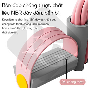 Dây Tập Bụng 6011N,Dây Kéo Đàn Hồi Kháng Lực  Ống Cao Su, Dây Kéo Tập Gym