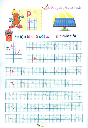 Chuẩn Bị Cho Bé Vào Lớp 1 - Tập Tô Chữ Cái - Quyển 4 (Tái Bản 2020)