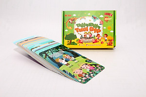 Bộ thẻ trò chơi kỹ năng - Thiên nhiên tươi đẹp (100 trò chơi phát triển trí não đa dạng chủ đề cho bé)