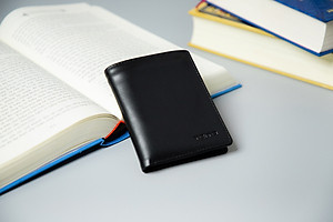 Ví nam da bò Trita ( Thời trang nam gấp 2 tiện dụng - Ví da RVN001 )