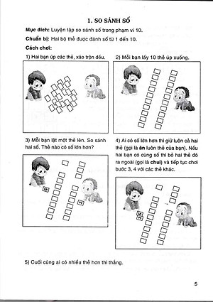 Sách 72 Trò Chơi Toán Lớp 1 (Tái Bản)