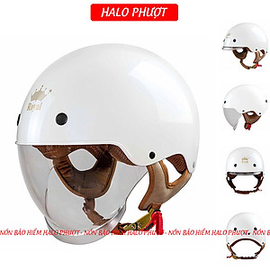 (Tặng Tai Mèo) Nón Bảo Hiểm Nửa Đầu Kính Âm - Lót có thể tháo rời - màu sắc đa dạng - khóa chắc chắn