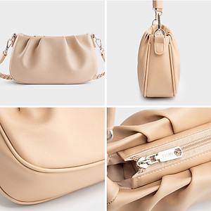 Túi Yuumy ( Thời trang nữ thiết kế kiểu nhún - Túi đeo vai da Seasand YN253 )