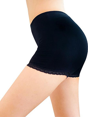 Quần Đùi Lót Nữ Mặc Trong Chân Váy Dài 25.5cm Miley Lingerie - Màu Đen FDS0106