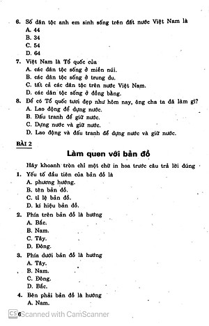 Sách 599 Câu Hỏi Trắc Nghiệm Lịch Sử - Địa Lí Lớp 4