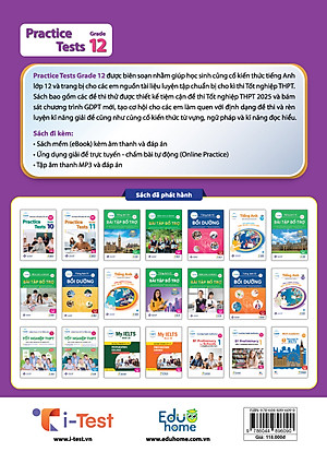 Sách - Dtpbooks - Practice Tests Grade 12