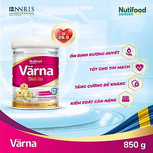 Sữa Bột Värna Diabetes lon 850g