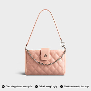 Túi Yuumy ( Thời trang nữ hình chữ nhật họa tiết chần chỉ size 21 - Túi đeo vai da Seasand YN211 )