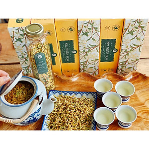 TRÀ KIM NGÂN HOA (100% NỤ HOA) CHAI 30G - THÁI MINH NGUYÊN