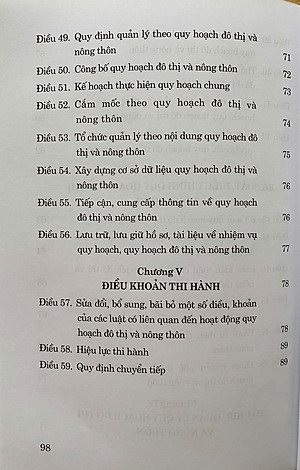 Luật Quy Hoạch Đô Thị và Nông Thôn Năm 2024
