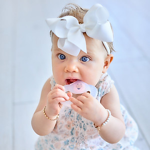 Bàn chải đánh răng kiêm gặm nướu silicon cho bé Marcus & Marcus, từ 6 tháng - Pokey