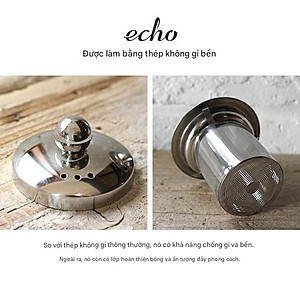 Ấm pha trà thủy tinh chịu nhiệt kèm lõi lọc Inox Echo Japan 650ml