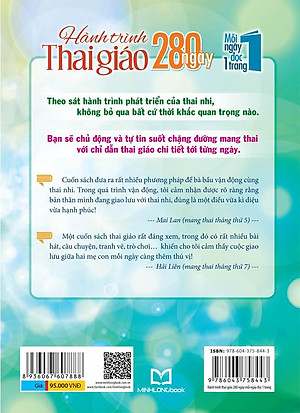 Hành Trình Thai Giáo 280 Ngày - Mỗi Ngày Đọc Một Trang (Tái Bản 2023)
